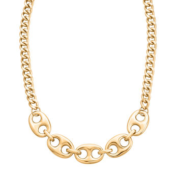 Gelb Halskette ca. 50 cm + 5 cm Extender, ca. 94,50g