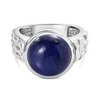 Lapislazuli Ring 316L Edelstahl (Größe 16.00) ca. 8.14 ct