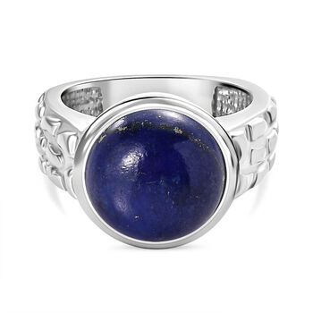 Lapislazuli Ring 316L Edelstahl (Gr&ouml;&szlig;e 16.00) ca. 8.14 ct