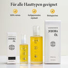 Sqin Botanicals Kaltgepresstes Natürliches Jojobaöl - 50ml, 200 ml image number 1