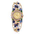 Mehrfarbiger Kristall Uhren WA7 cm Reiner Edelstahl emailliert