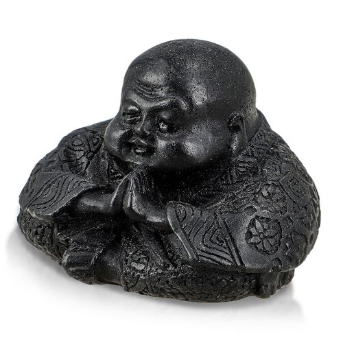 Buddha Schungit Figur, 10x7,8cm image number 1