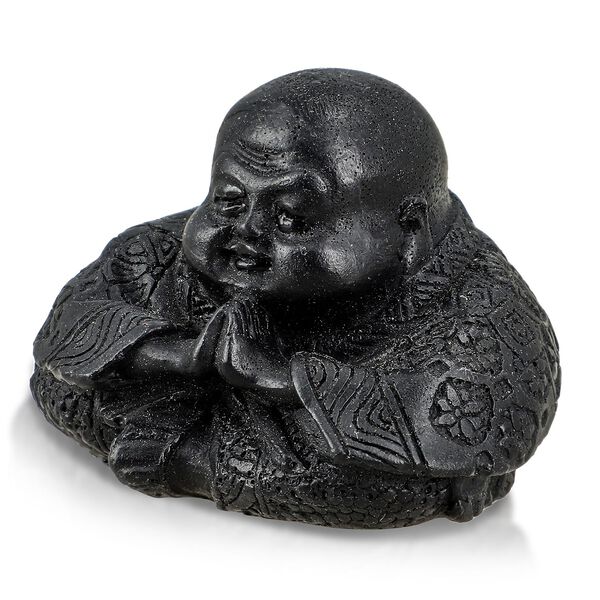 Figur aus Shungit und Harz, Buddha, 10x7,8cm image number 1