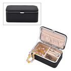 Schmuck-Organizer mit Anlaufschutz Futterung, 12x7,5x5 cm, Schwarz