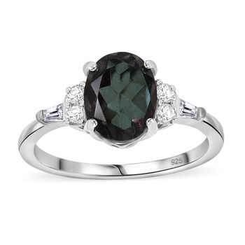 Alexandrit Triplett Quarz und Zirkon Schmuckset - 6,94 ct.