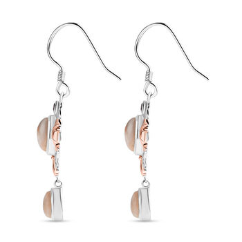 D&rsquo;joy AA Natrolith Ohrringe 925 Silber ca. 4.61 ct