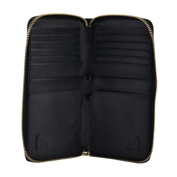 Sencillez Dokumenten Etui aus Echtleder, schwarz image number 8