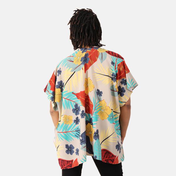 Muster Kimono, Einheitsgröße, Mehrfarbig image number 2