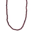 Roter Granat Halskette ca. 50 cm 925 Silber rhodiniert ca. 42.00 ct image number 0