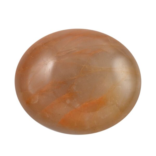 Gem Crystal Kollektion - Pfirsich Mondstein Handschmeichler - S, ca. 500 cts. image number 1