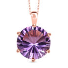 Rose De France Amethyst Schmuckset 925 Silber 750 Roségold Vermeil ca. 5.60 ct