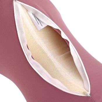 Memory-Schaum-Beinkissen, ca. 36x23x18cm, Purpurbraun