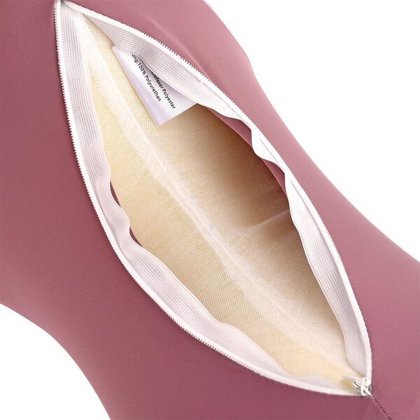 Memory-Schaum-Beinkissen, ca. 36x23x18cm, Purpurbraun image number 3