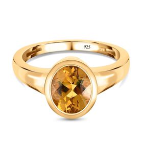 AA Premium brasilianischer Heliodor-Ring - 1,61 ct.