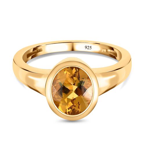 AA Premium brasilianischer Heliodor-Ring - 1,61 ct. image number 0