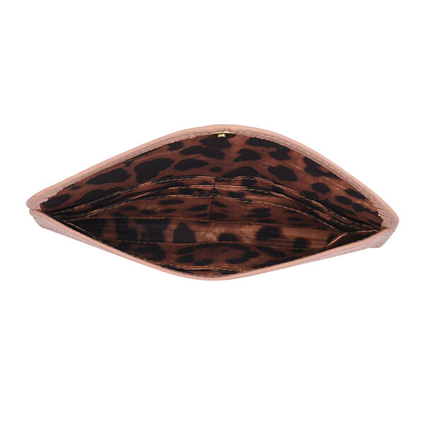 Brieftasche für Damen aus 100% echtem Leder und RFID Schutz, Größe 20,5x10 cm, Rosa image number 5