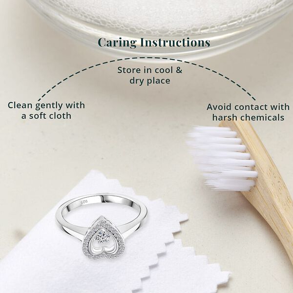 LUXURIANT DIAMOND - Lab Grown Diamant SI Ring 925 Silber rhodiniert (Gr&ouml;&szlig;e 15.75) ca. 0.20 ct image number 5