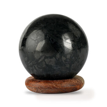 Shungit Kugel 4 cm ca 50 g Schwarz