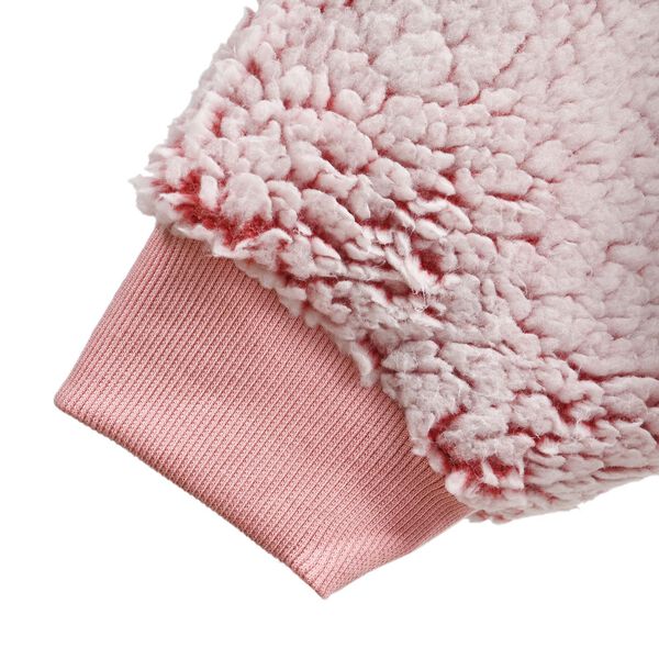 Kuscheliger Sherpa-Hoodie, Einheitsgr&ouml;&szlig;e, rosa image number 4