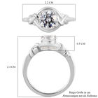 LUSTRO STELLA - feinster Zirkonia-Ring, 925 Silber  ca. 1,83 ct image number 6