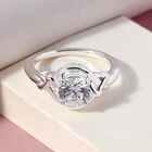 LUSTRO STELLA - feinster Zirkonia-Ring, 925 Silber  ca. 1,83 ct image number 1
