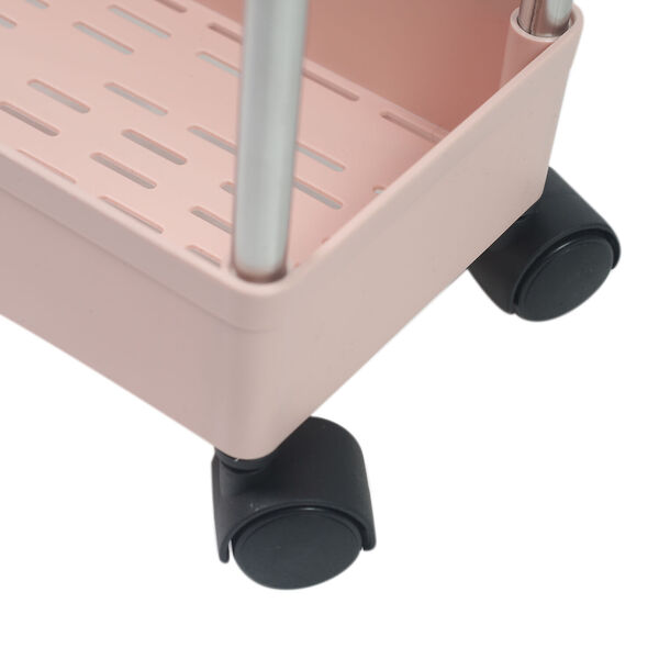 4 Schichten Lagerregal mit Griffen, Rosa image number 6