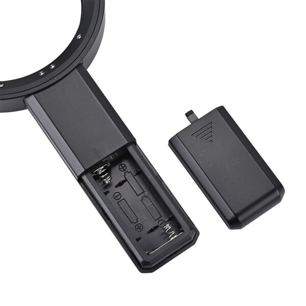 8-fach und 12-fach Handlupe mit Doppellinsen, 19x9x3,2cm, Silber und schwarz image number 8