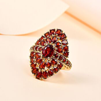 Roter Granat-Ring - 8,03 ct.