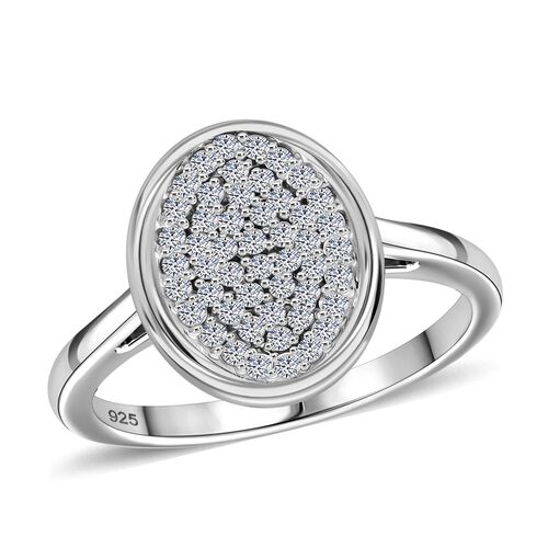 LUXURIANT DIAMOND - Lab Grown Diamant SI-GH SGL zertifiziert Ring 925 Silber rhodiniert (Größe 20.00) ca. 0.50 ct image number 2