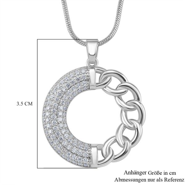 Weißer Zirkonia Schmuckset Nickelfreies Messing 0.30 ct image number 6