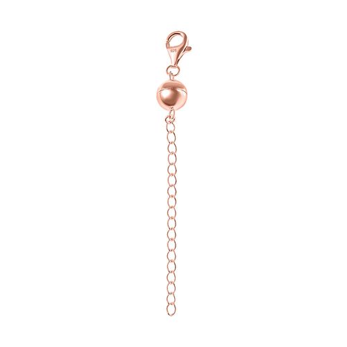 TOUCH und LOCK Magnetschließe mit Extender in rosévergoldetem Silber image number 0