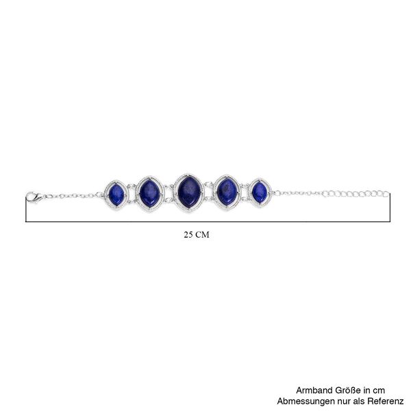 Lapislazuli-Armband, ca. 20 cm, ca. 61,50 ct image number 3