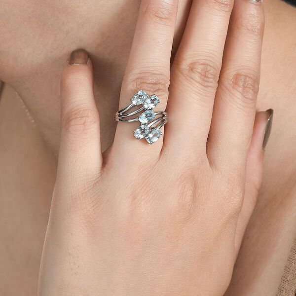 Himmelblauer Topas-Ring - 2,74 ct. image number 3