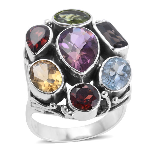 Royal Bali Kollektion - mehrfarbiger Edelstein-Ring - 11,99 ct. image number 0