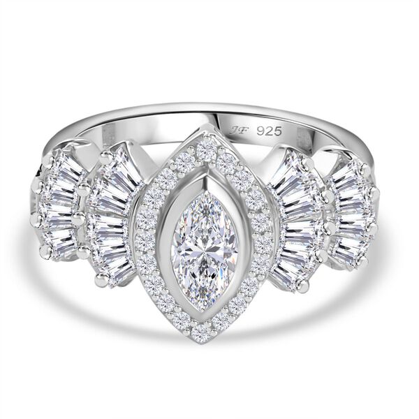 J Francis gefertigt mit SWAROVSKI- Swarovski Zirkonia Ring image number 0