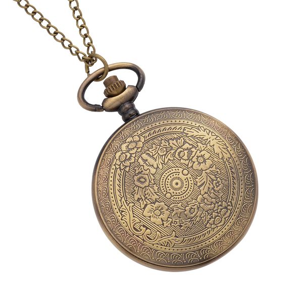 Strada - Taschenuhr, Japanisches Uhrwerk, bronzefarben image number 4