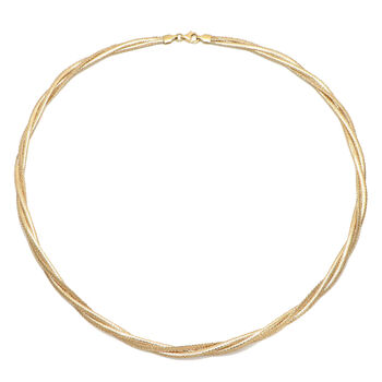 Maestro Kollektion - Italienische Halskette, ca. 45 cm, 375 Gelbgold