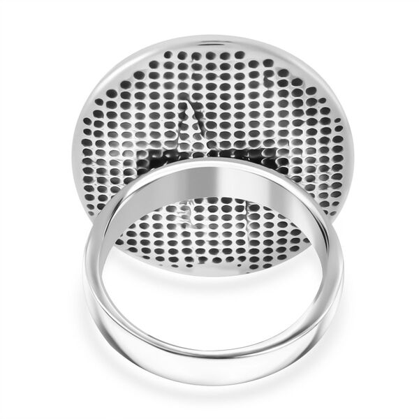 Gelber Tigerauge Ring, 316L Edelstahl (Gr&ouml;&szlig;e 16.00) ca. 25.00 ct image number 3