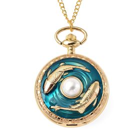 Weiße Muschelkernperle Schmuckset Legierung emailliert, Eisen vergoldet
