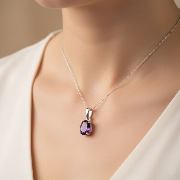 Afrikanischer Amethyst Anh&auml;nger - 1,17 ct. image number 2