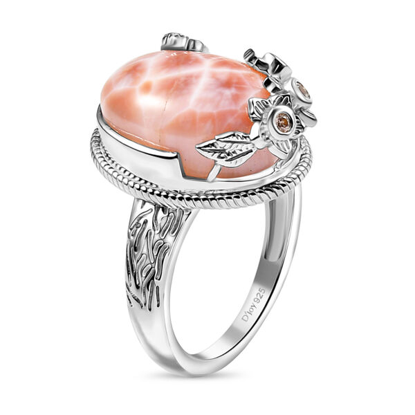 D&rsquo;Joy AA Natrolith und Champagner Zirkon Ring und Anh&auml;nger image number 11