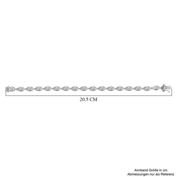Moissanit Armband, 19cm - 3,67 ct. image number 5