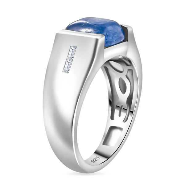 Kyanit und Zirkon Ring - 3,08 ct. image number 5