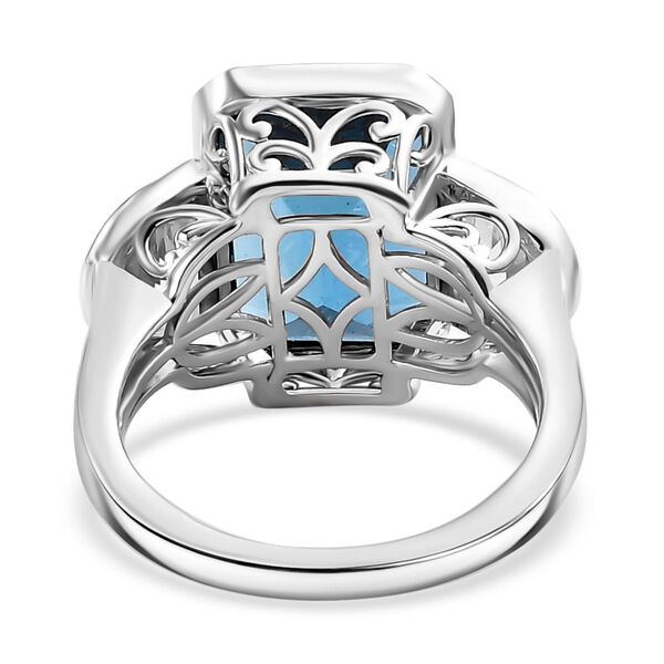 London Blautopas und himmelblauer Topas Ring - 11,24 ct. image number 6
