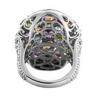 GP Italian Garden Collection- mehrfarbiger Edelstein-Ring in Silber image number 5