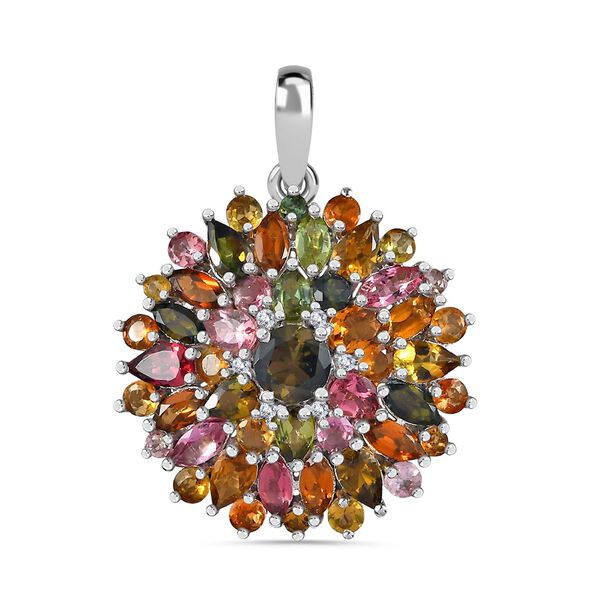 AA Mehrfarbig-Turmalin Anh&auml;nger, ca. 6,04 ct