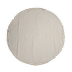 Handgewebter Teppich aus 100 % Baumwolle, 150 cm Durchmesser, Mandala Türkis image number 5