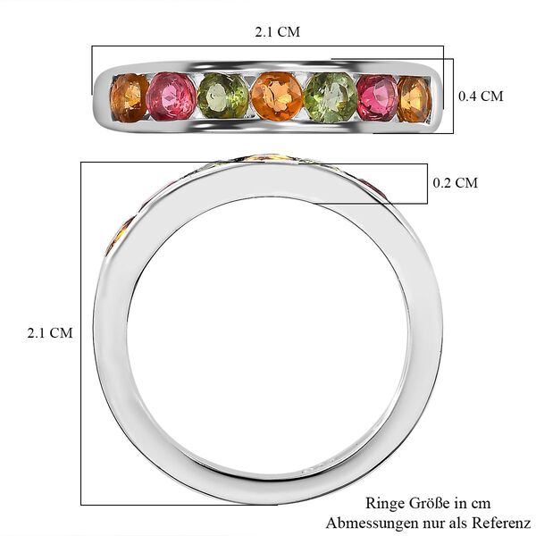 Mehrfarbiger Turmalin-Ring - 0,84 ct. image number 7