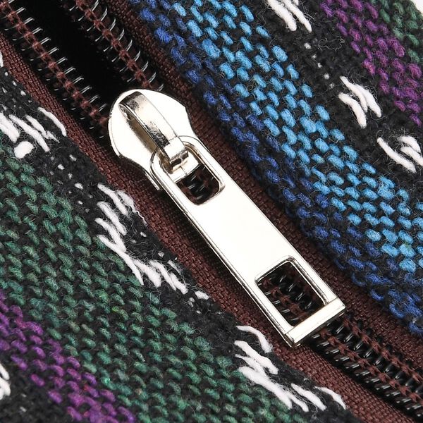 Crossbody-Tasche mit Eulenmotiv, 3 Reißverschlussfächer, verstellbarer Schultergurt (ca. 120 cm), 21x28 cm, Mehrfarbig image number 7