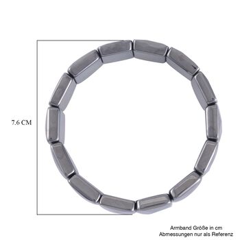 Flexibles Terahertz-Armband mit Diamantschliff-Muster - 230 ct.